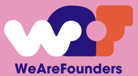 Logo of we are founders – partnership with June Tess